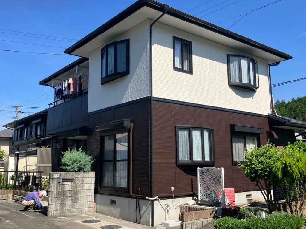 伊東様邸の外観（施工後の全体）